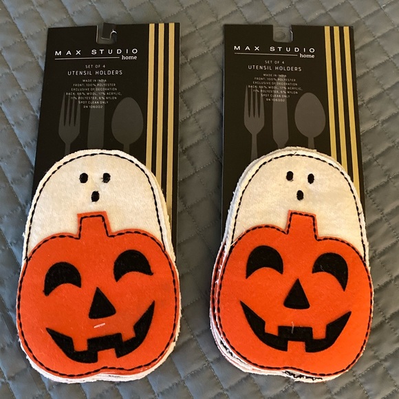 Max Studio Other - Max Studio "Ghost with Jack-O-Lantern" Utensil Holders